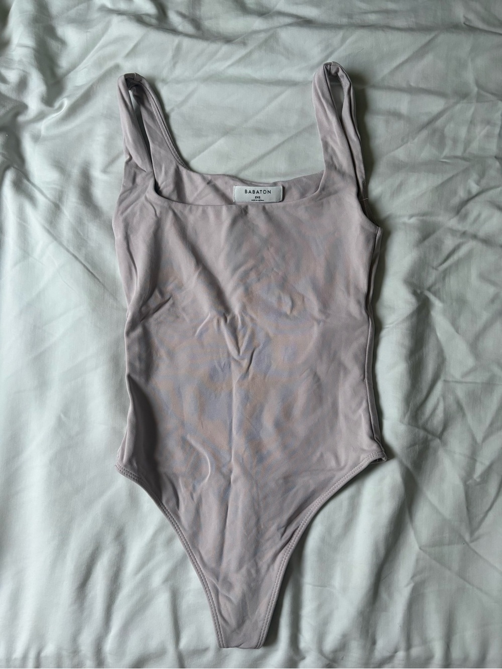 Babaton Dusty Lilac Scoop-Neck Bodysuit